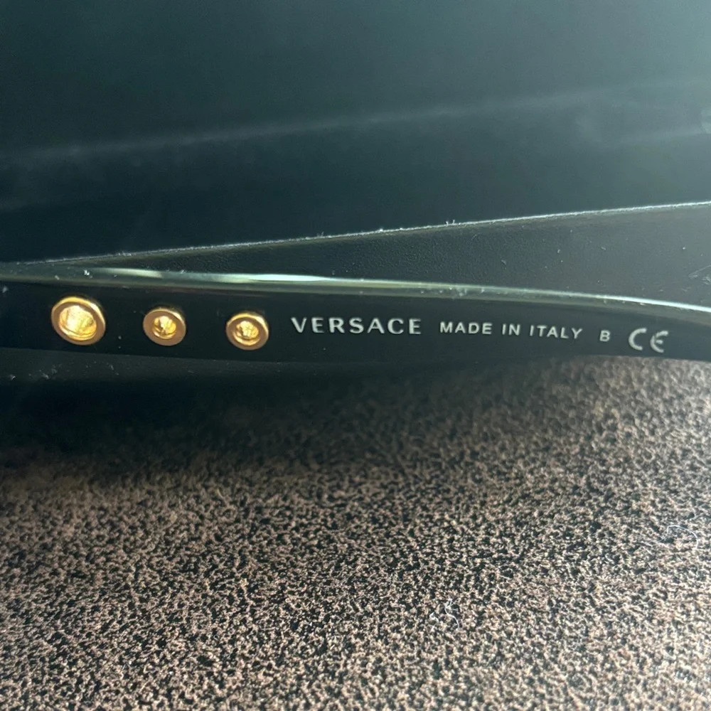 Versace Women's Black Glasses - Picture 3 of 8